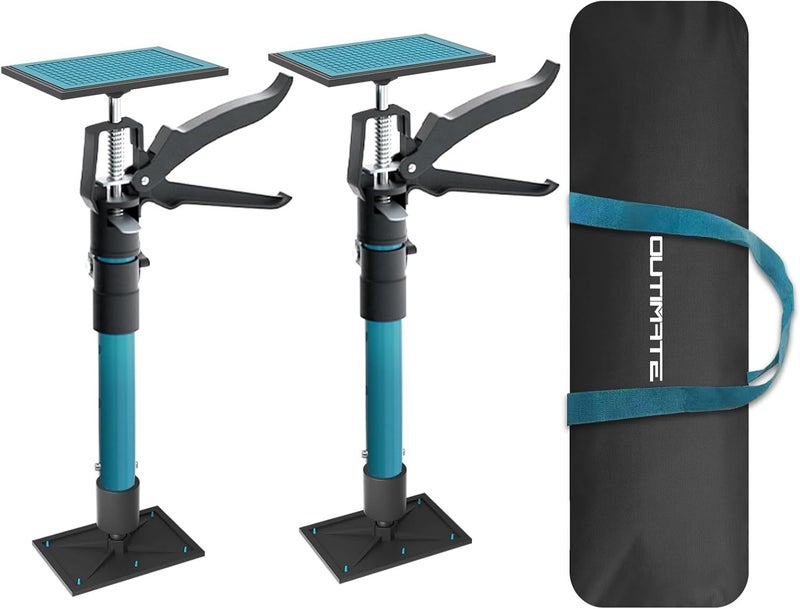 OUTIMATE Adjustable Support Pole, Cabinet Jacks for Installing Cabinets, Telescoping Support Poles Range from 13.8'' to 24.6'' Third Hand Tool for Installation, 132 LB Capacity, 2 Packs - Image 1